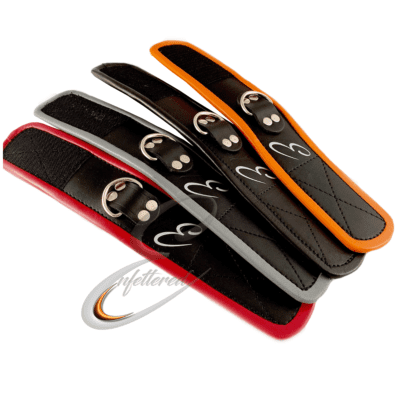 Enfettered Padded Leather Quick Cuffs - ANKLE