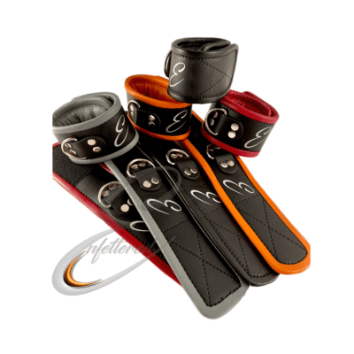 Enfettered Padded Leather Quick Cuffs - WRIST