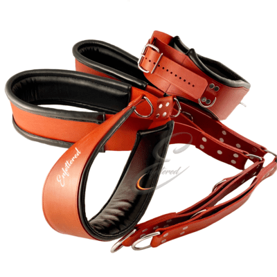 Enfettered Padded Leather Suspension Sit Sling