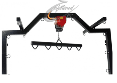 Enfettered fixed sling bondage frame 2