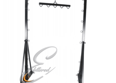 Enfettered fixed sling bondage frame 3