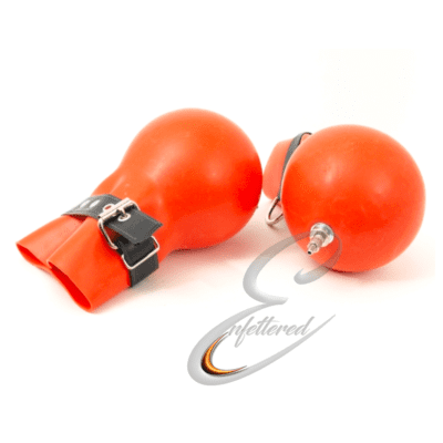 Enfettered Heavy Rubber SPHERICAL Bondage INFLATABLE Mitt