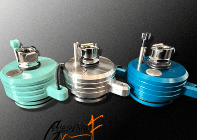 Generation F Extruded, Polished Aluminium and Anodised Tops